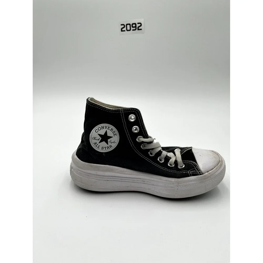 Converse Chuck Taylor All Star Move Unisex Comfort‎ Shoes Black Platform Sneaker